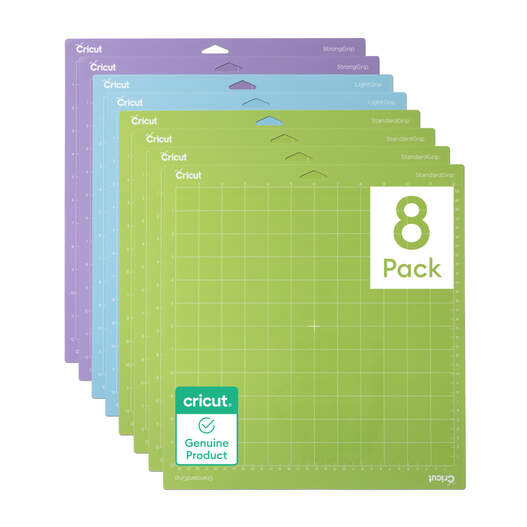 Cricut&reg; Machine Mat Variety Pack - 12 in x 12 in (8 ct)