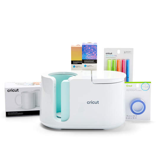 Cricut Mug Press&trade; + Essentials Materials Bundle