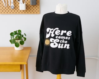 Large personalized apparel