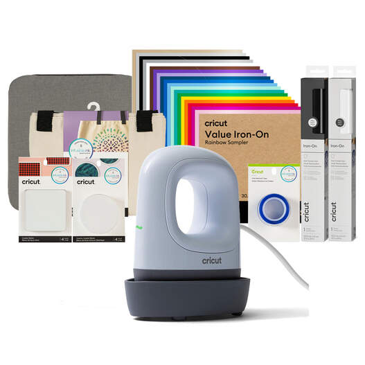Cricut EasyPress Mini&trade; LT, Blue + Everything Bundle