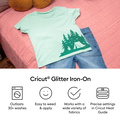 Glitter Iron-On, Black