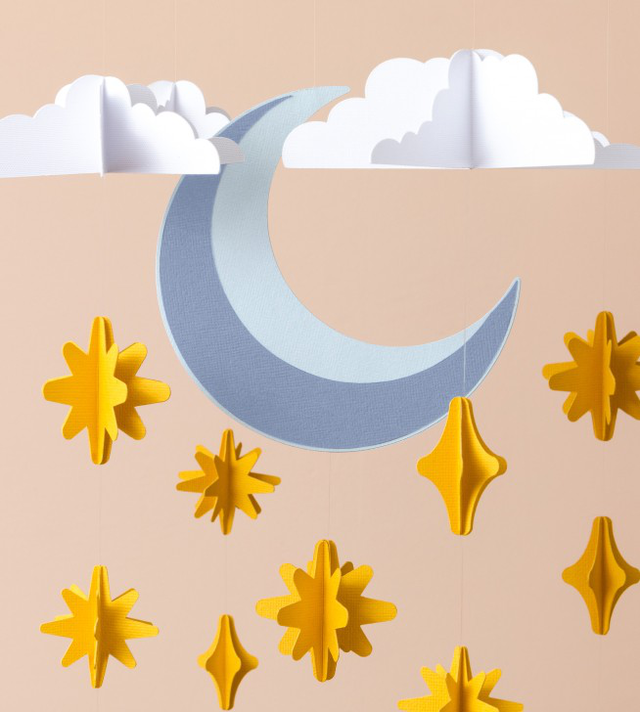 cardstock mobile project