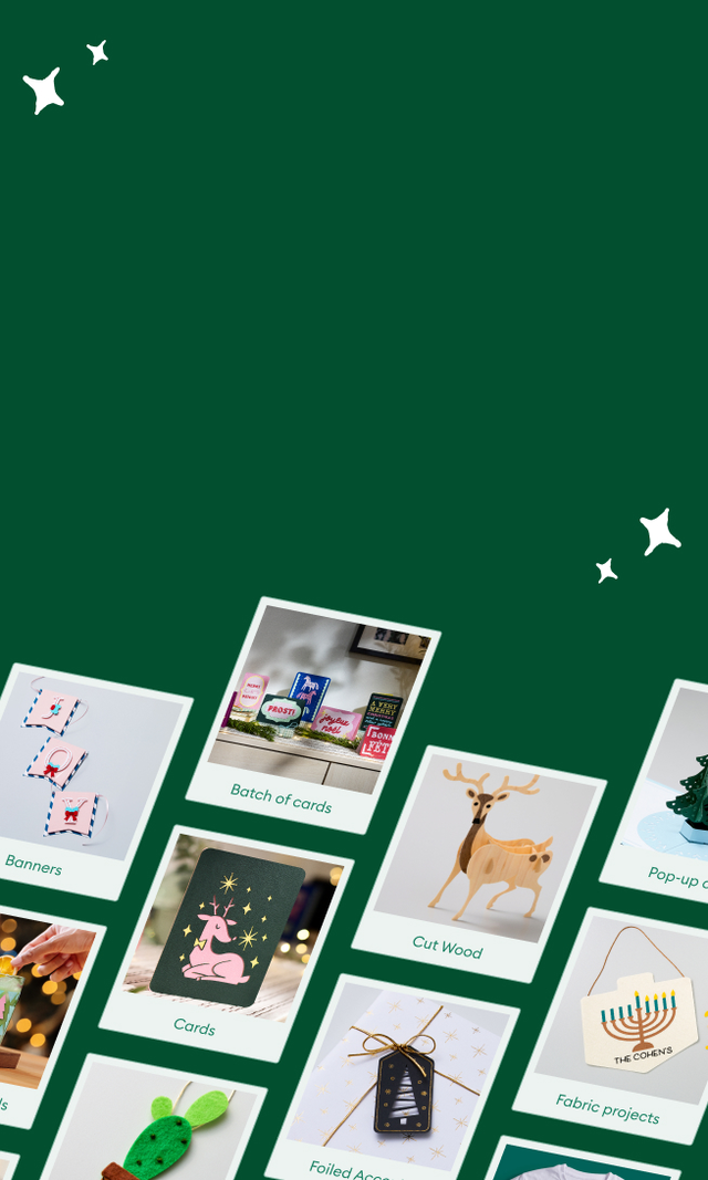 Projects you can select within the machine quiz to find your perfect match.