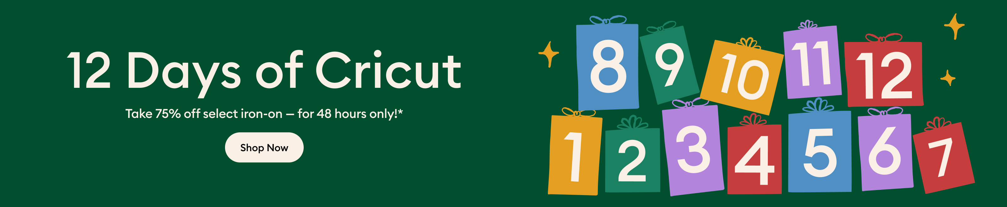 12 days of Cricut – 75% off select htv
